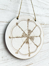 Load image into Gallery viewer, Open Your Heart Light Code Circular Hanging Decoration