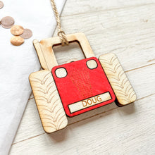 Load image into Gallery viewer, Personalised Tractor Decoration | Custom Gift for Tractor Lovers