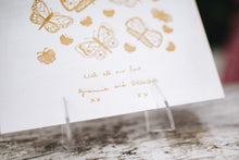 Load image into Gallery viewer, Note From a Loved One With Butterflies Engraved on Wood