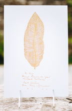 Load image into Gallery viewer, Note From a Loved One With Feather Engraved on Wood