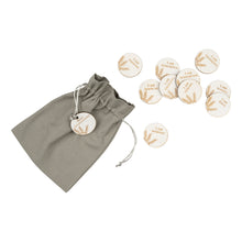 Load image into Gallery viewer, 'I Am' Positive Affirmation Wooden Personalised Engraved Leaf Token Gift Set