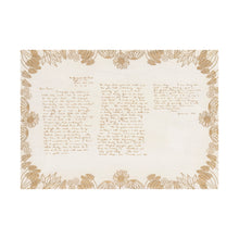 Load image into Gallery viewer, Letter From a Loved One Engraved on White Wood with Wildflower Border