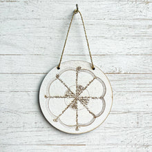 Load image into Gallery viewer, Open Your Heart Light Code Circular Hanging Decoration
