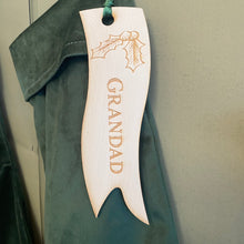 Load image into Gallery viewer, Holly Personalised Stocking Tag
