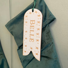Load image into Gallery viewer, Star Personalised Stocking Tag
