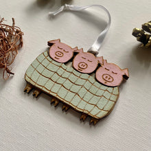 Load image into Gallery viewer, Pigs in Blankets Christmas Tree Decoration
