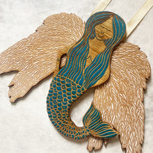 Load image into Gallery viewer, Mermaid Angel Christmas Tree Topper

