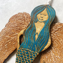 Load image into Gallery viewer, Mermaid Angel Christmas Tree Decoration
