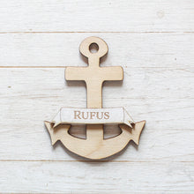 Load image into Gallery viewer, Anchor Personalised Mini Decoration I Hanging or Magnet
