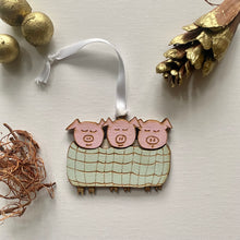 Load image into Gallery viewer, Pigs in Blankets Christmas Tree Decoration
