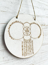 Load image into Gallery viewer, Divine Feminine Light Code Circular Hanging Decoration
