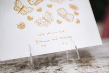 Load image into Gallery viewer, Note From a Loved One With Butterflies Engraved on Wood
