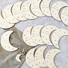 Load image into Gallery viewer, Moon Milestone Baby Token Engraved Gift Set
