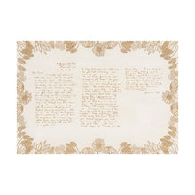 Load image into Gallery viewer, Letter From a Loved One Engraved on White Wood with Wildflower Border

