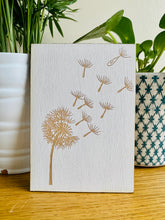 Load image into Gallery viewer, Hidden name single dandelion with personalised name
