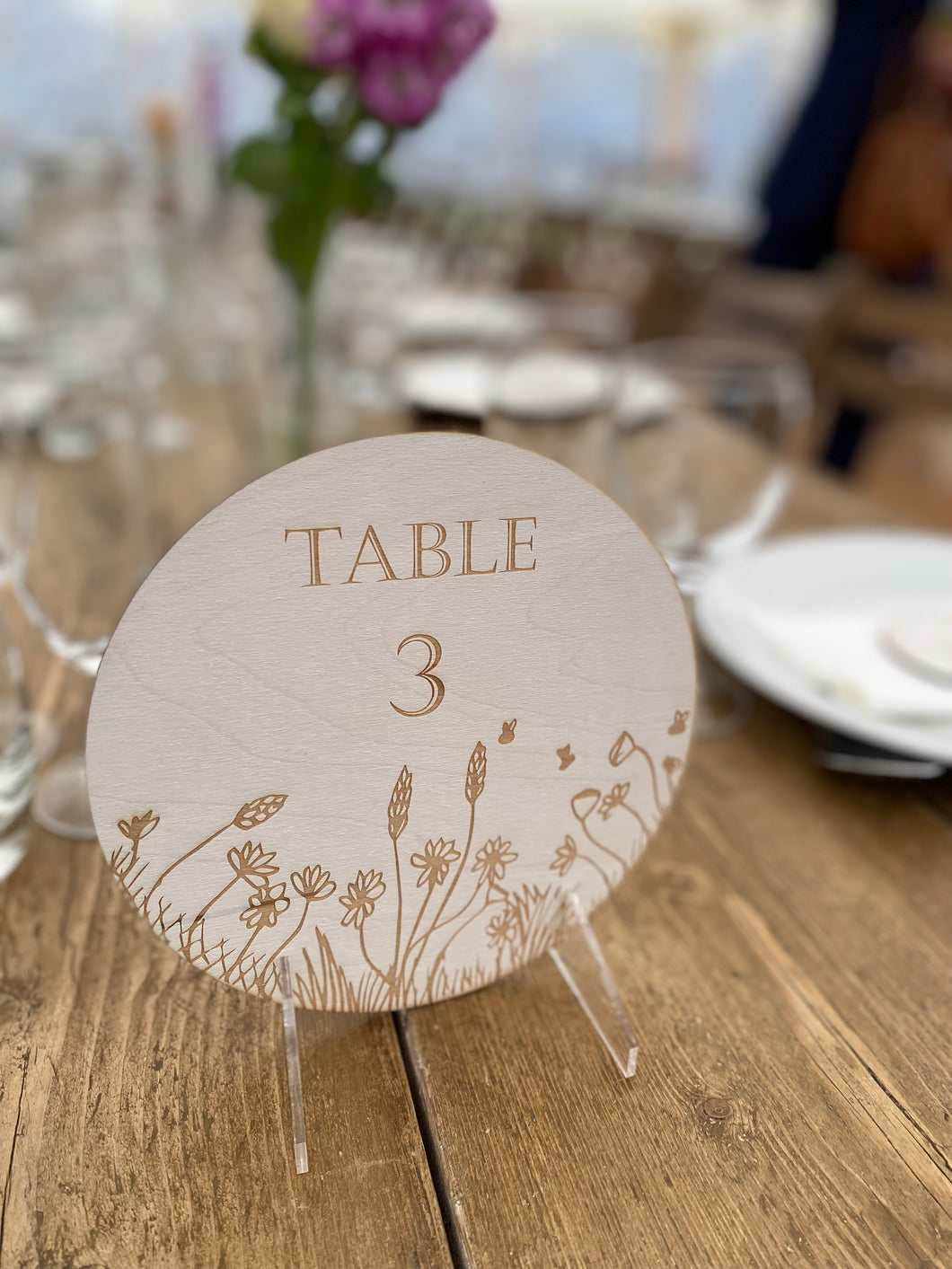 Meadow Round Table Name or Number