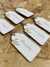 Load image into Gallery viewer, Engraved Storage Jar Tags - Set of 6
