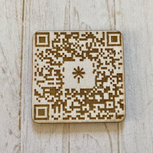 Load image into Gallery viewer, Engraved Wooden QR Code (4.5cm)
